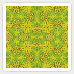 Green and Purple Alien Skin Looking Pattern - WelshDesigns004 Sticker